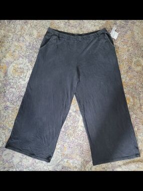 Arizona Jean Company Wide Leg Lounge Pants in Dark Gray